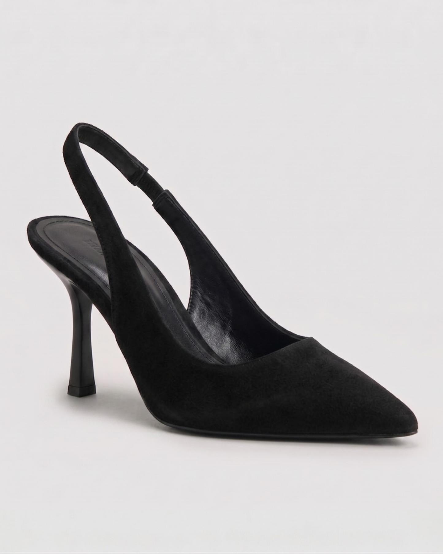 Grace | Women's White Slingback Heels with Pointed Toe 8