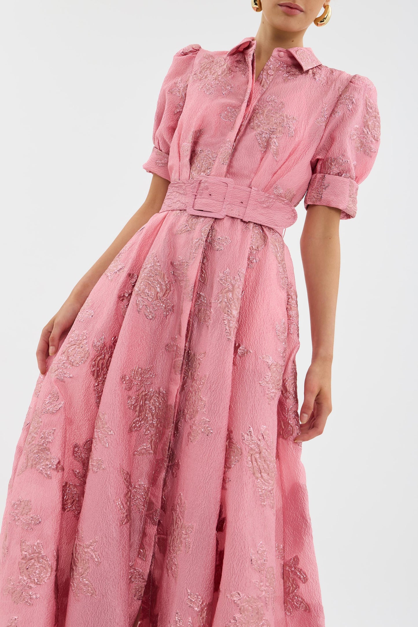 Lily | Women's Cocktail Dress with Short Puff Sleeves 4