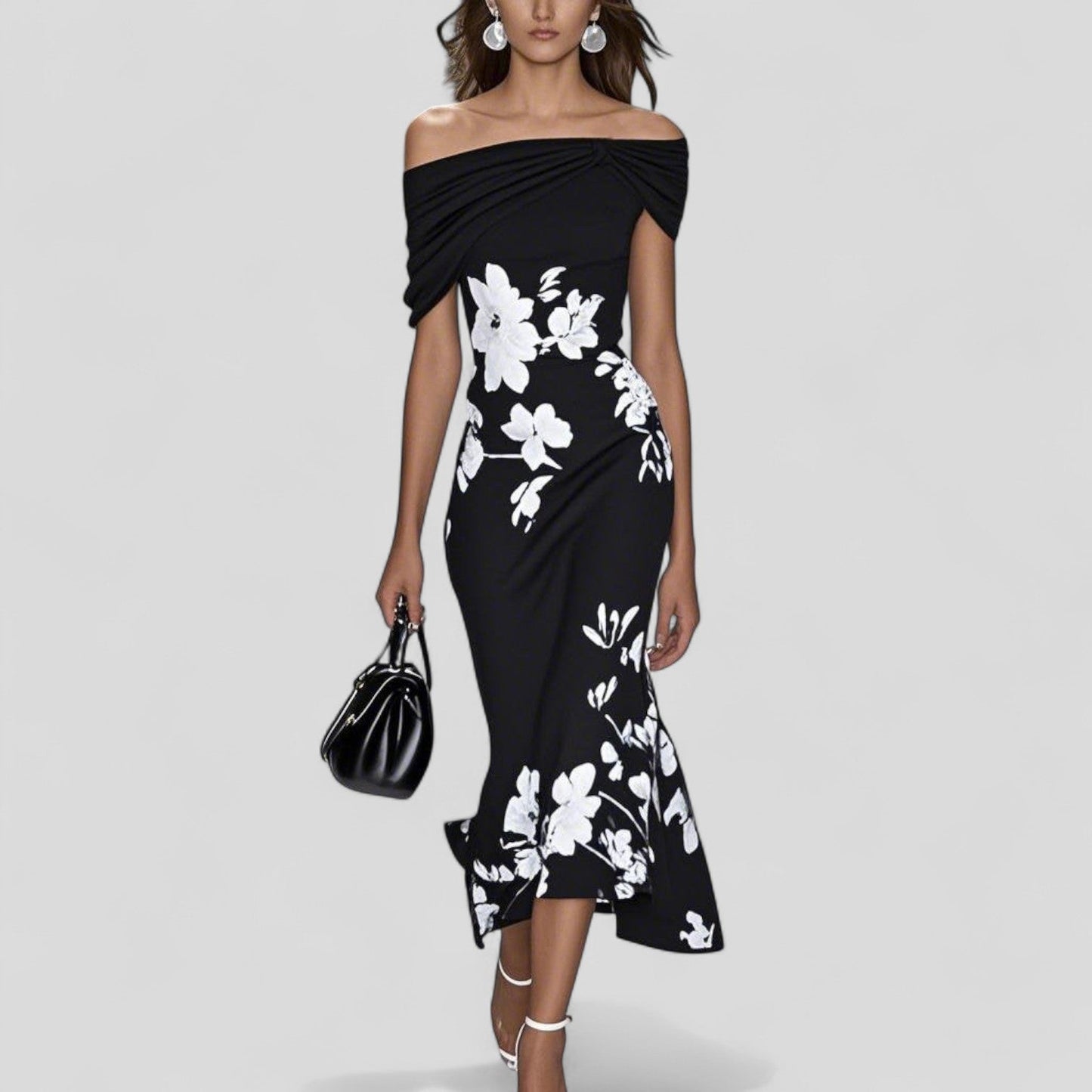 Lily | Women's Midi Dress Unique Print 2