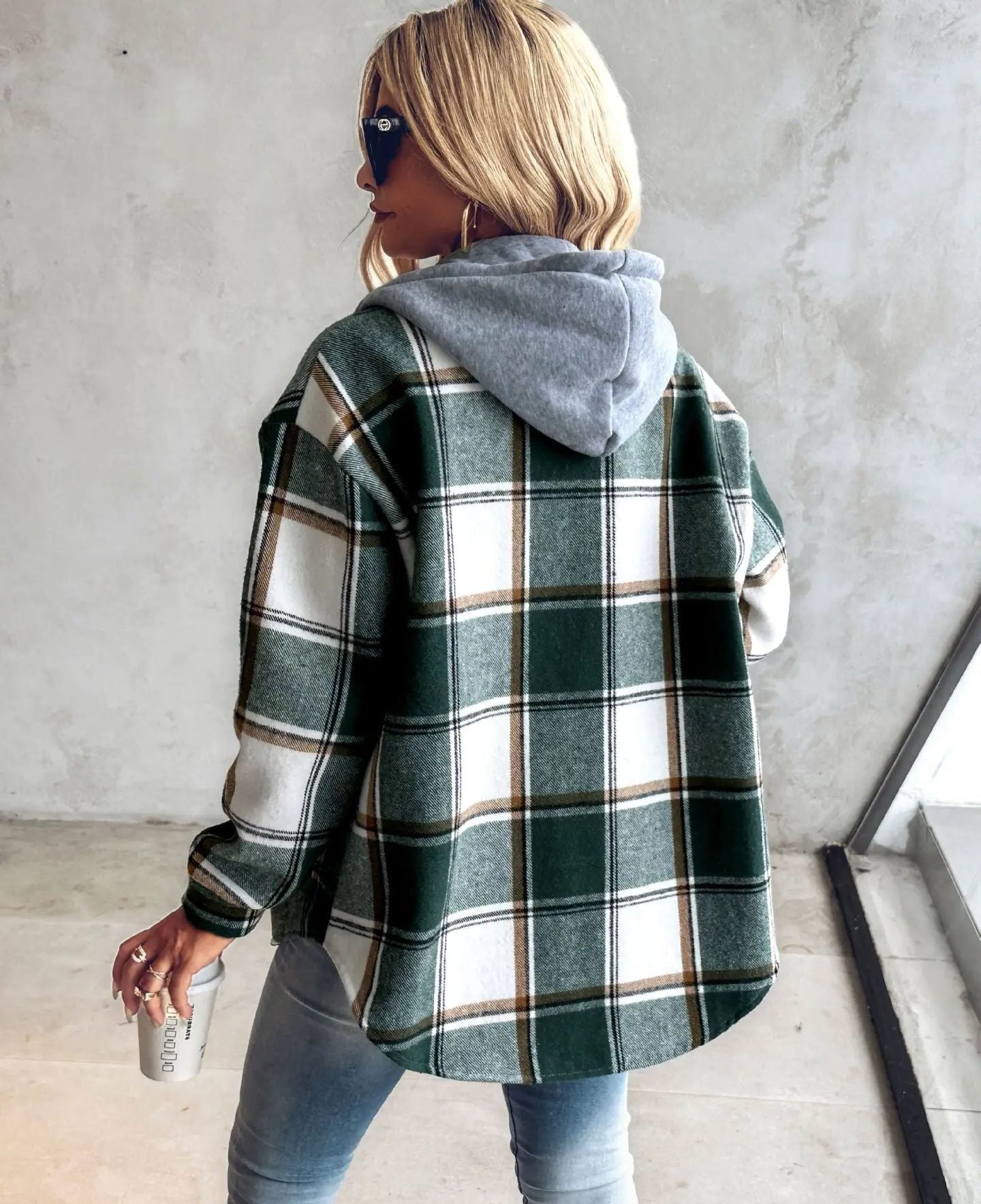 Vera | Plaid Oversized Cardigan