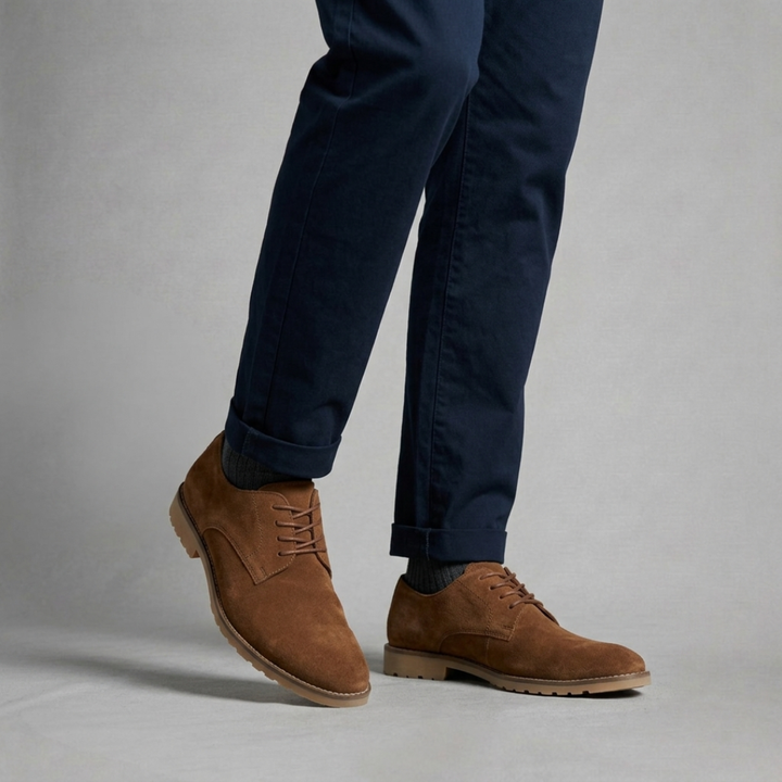 Wesley - Refined suede lace-up shoes for effortless smart-casual style