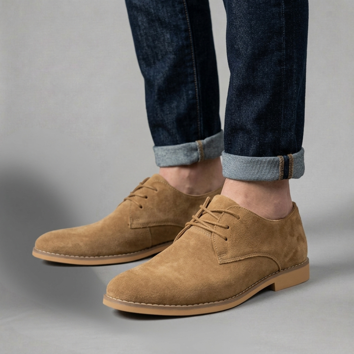 Wesley - Refined suede lace-up shoes for effortless smart-casual style