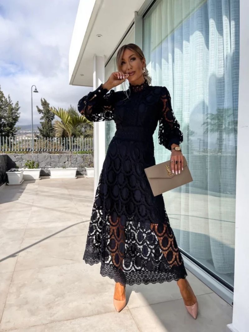Claire | Women's Lace Collar Dress Elegant Fit 0