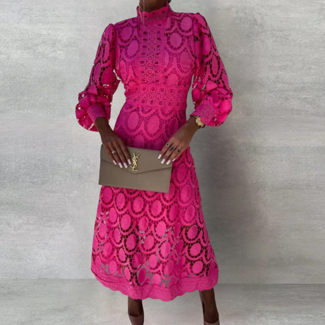 Claire | Women's Lace Collar Dress Elegant Fit 1