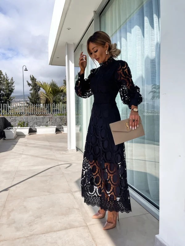Claire | Women's Lace Collar Dress Elegant Fit 3