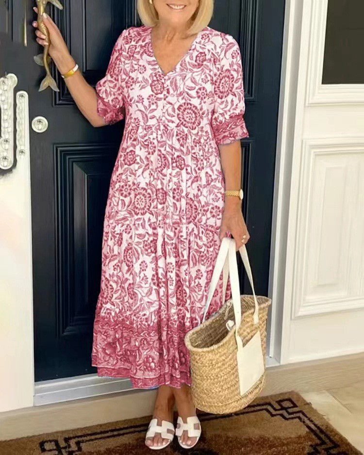 Daisy | Women's Maxi Dress Floral Design 2