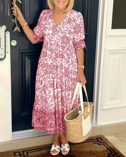 Daisy | Women's Maxi Dress Floral Design 2