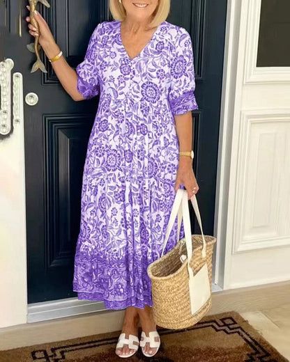 Daisy | Women's Maxi Dress Floral Design 3