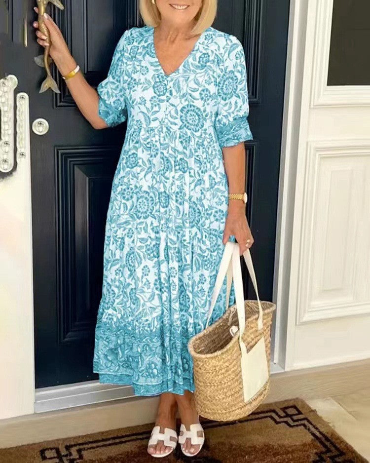 Daisy | Women's Maxi Dress Floral Design 4