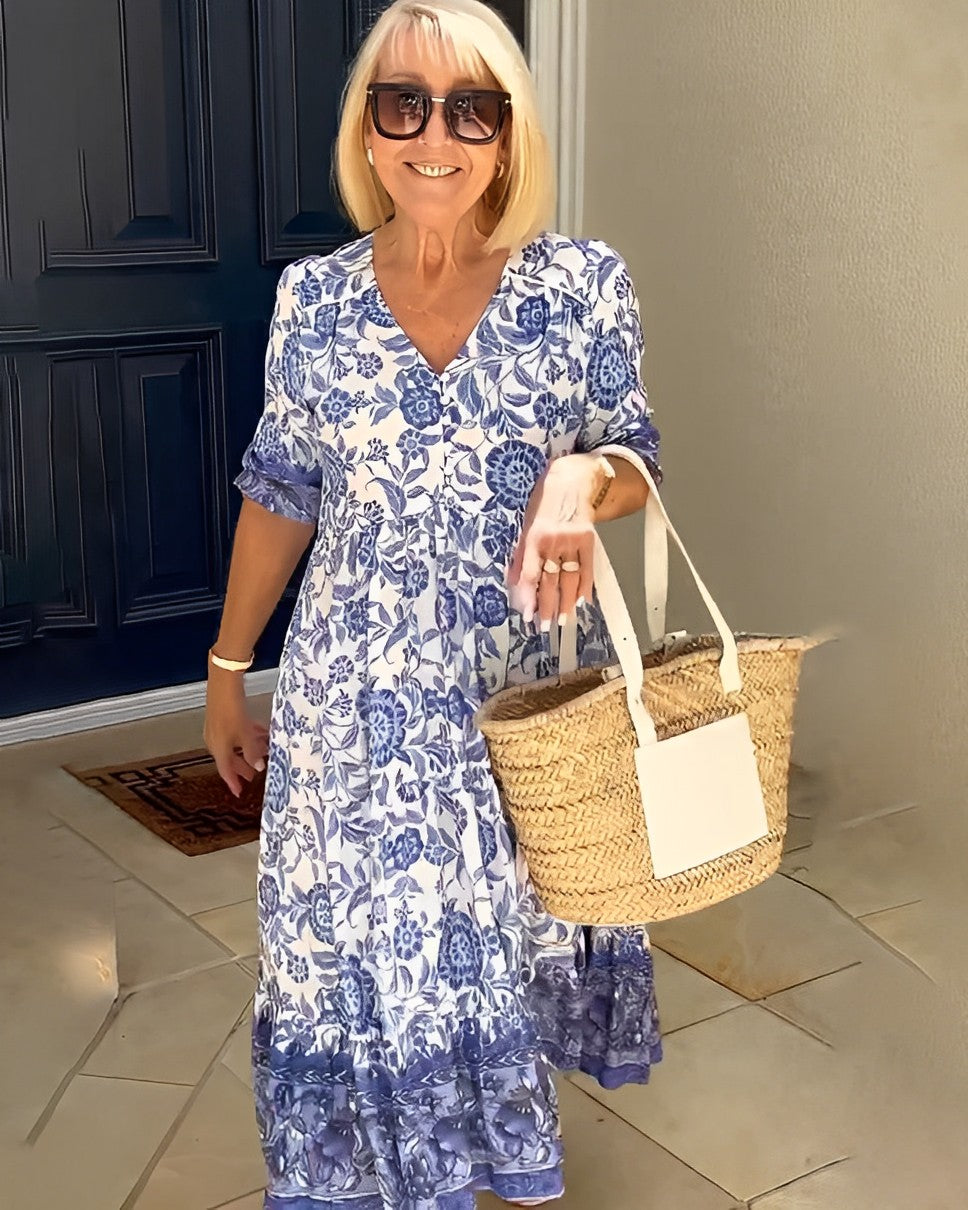 Daisy | Women's Maxi Dress Floral Design 6