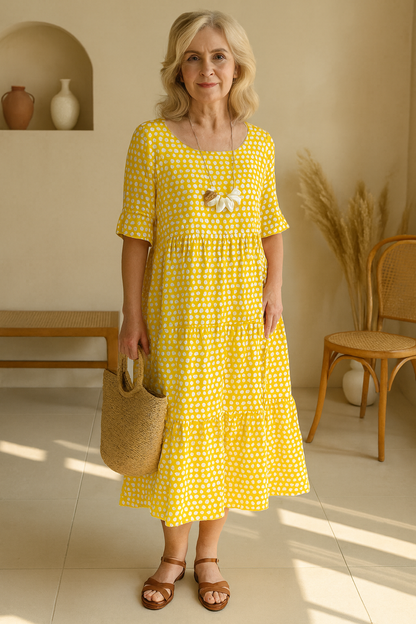 Daisy | Women's Midi Dress Relaxed Fit 5