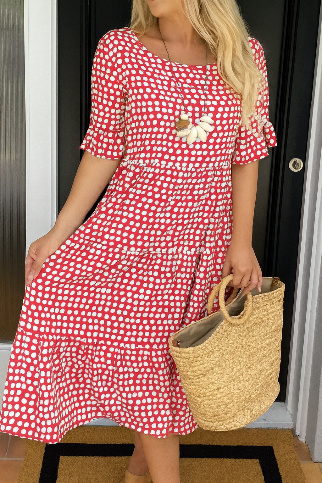 Daisy | Women's Midi Dress Relaxed Fit 8