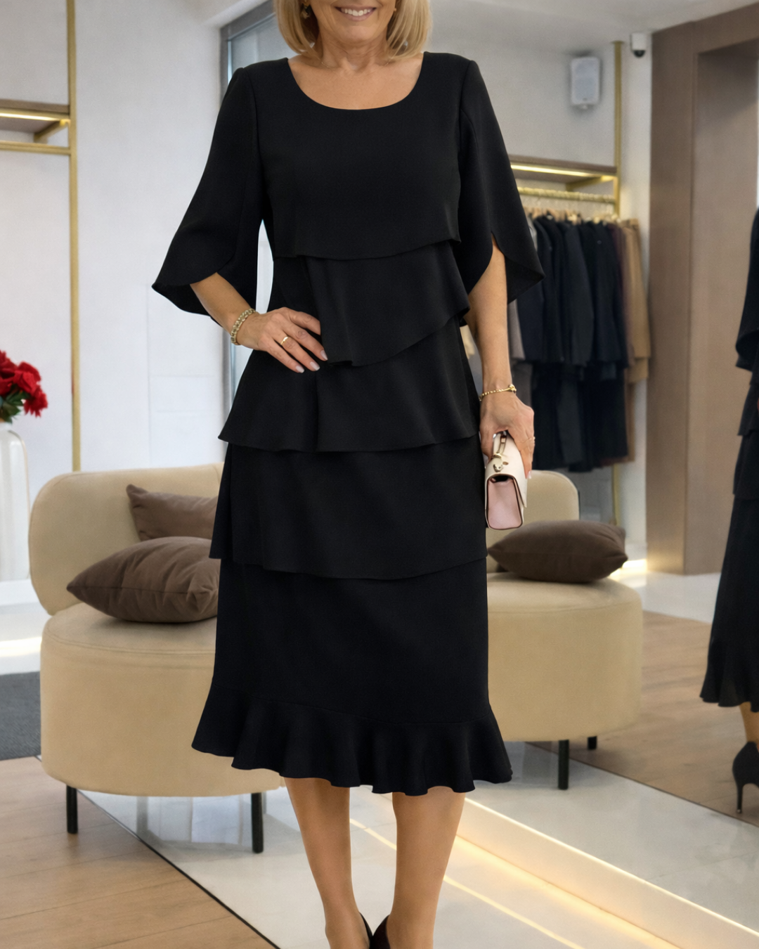Daisy | Women's Ruffle Dress A-Line Design 1