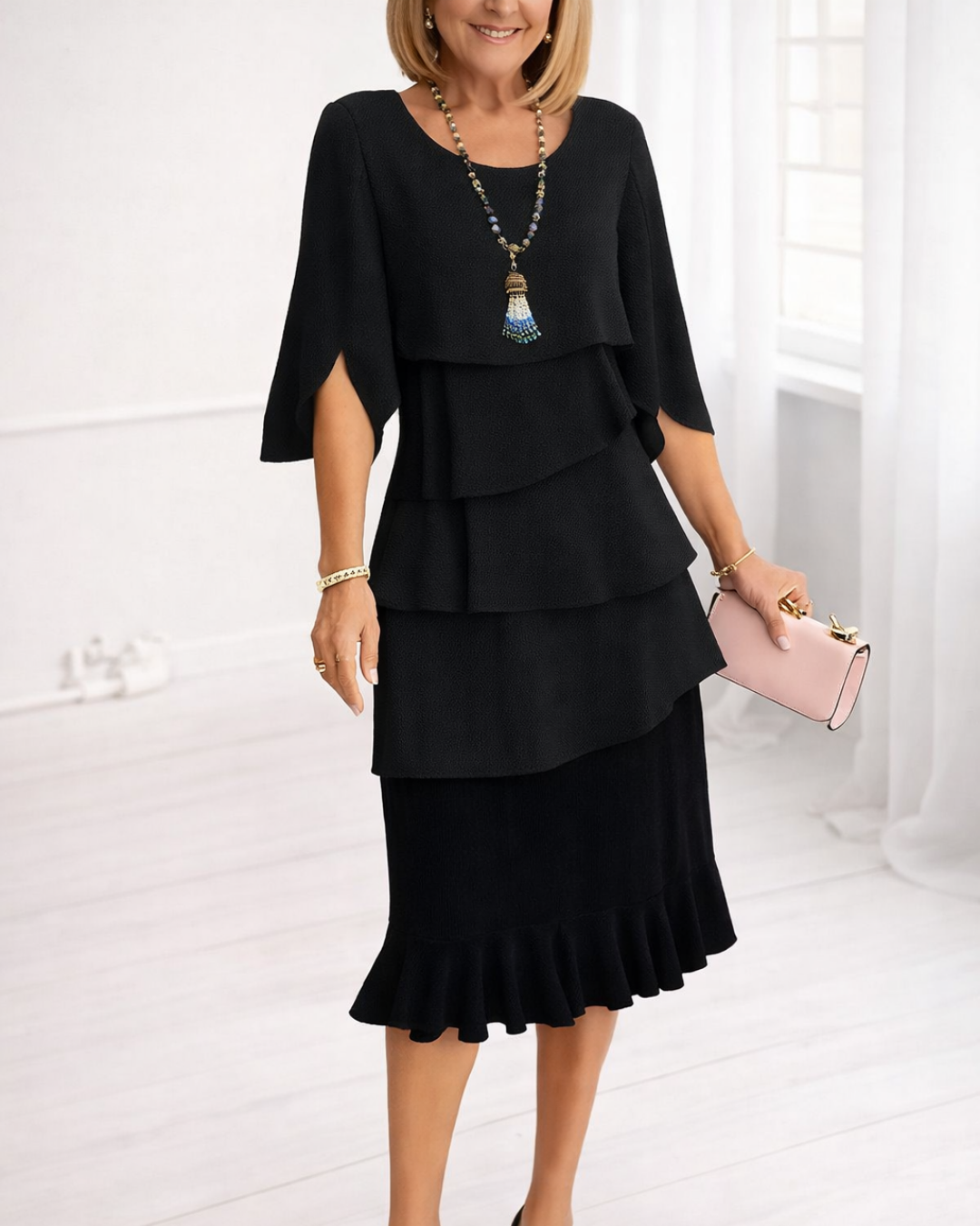 Daisy | Women's Ruffle Dress A-Line Design 3