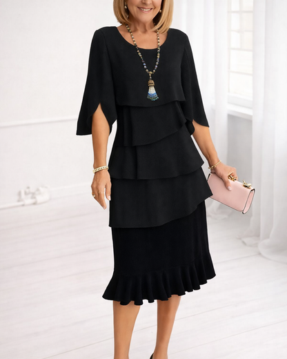 Daisy | Women's Ruffle Dress A-Line Design 3