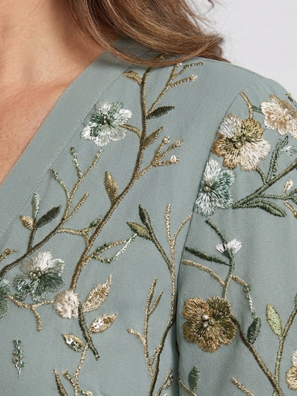 Emma | Women's Floral V Neck Maxi Dress 2