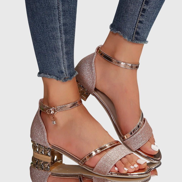Emma | Women's Orthopedic Heeled Sandals with Adjustable Closure 3
