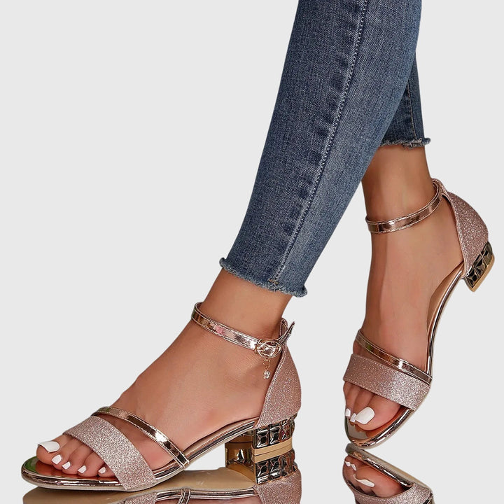 Emma | Women's Orthopedic Heeled Sandals with Adjustable Closure 4