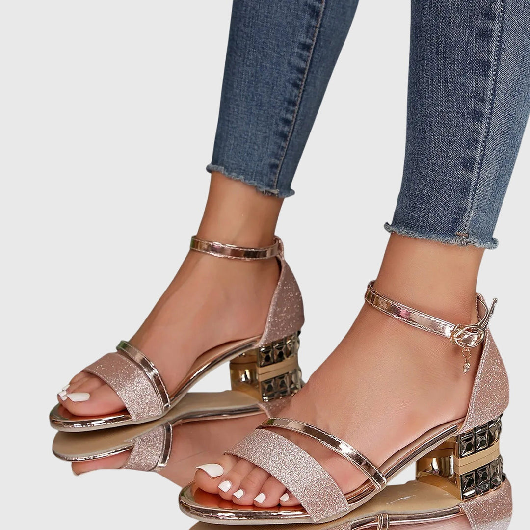 Emma | Women's Orthopedic Heeled Sandals with Adjustable Closure 5