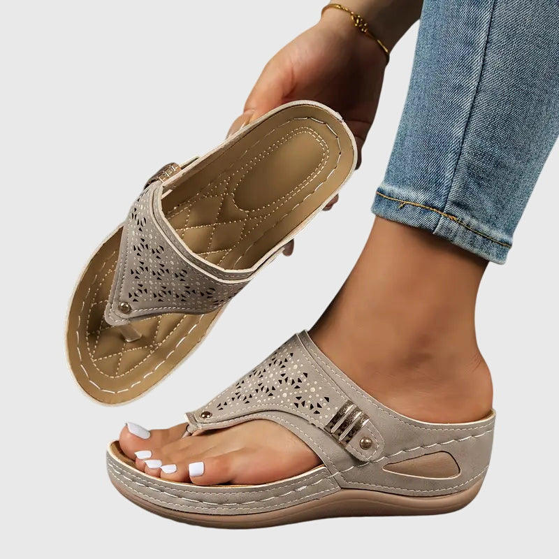 Emma | Women's Orthopedic Sandals with Wedge Sole 4