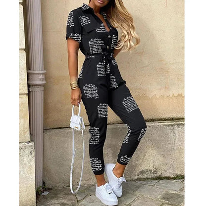 Emma | Women's Tailored Jumpsuit with Button-Up Detail 8