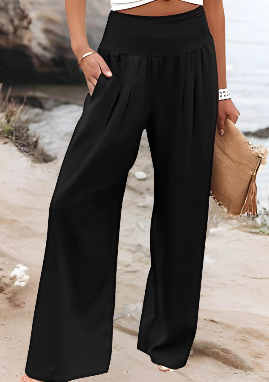 Emma | Women's Wide Leg Linen Pants 1