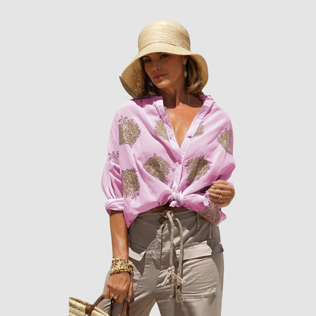 Grace | Women's Chic Print Blouse 2