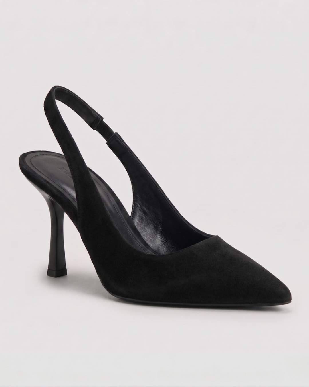 Grace | Women's White Slingback Heels with Pointed Toe 8