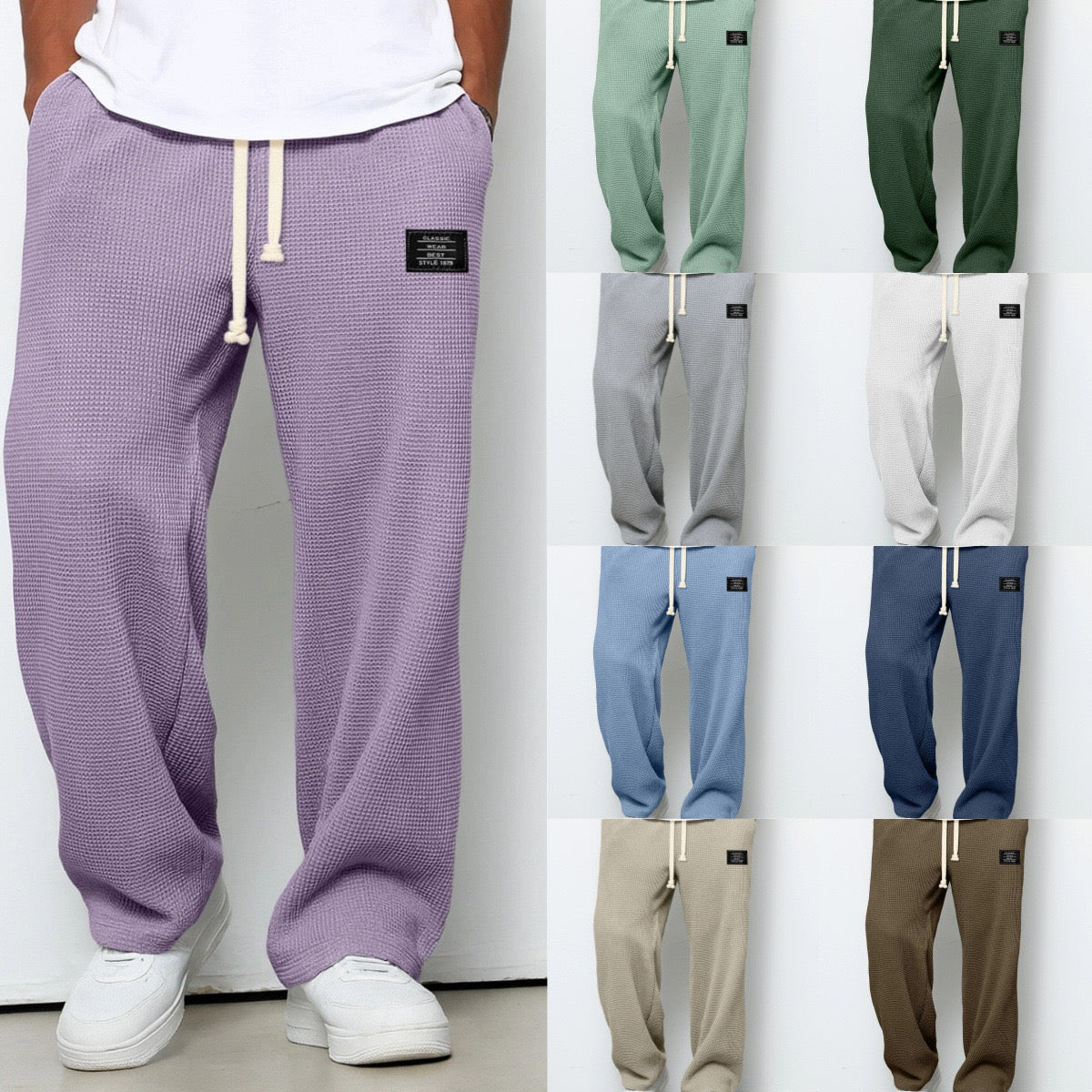 Men's Relaxed Straight Lace Pants