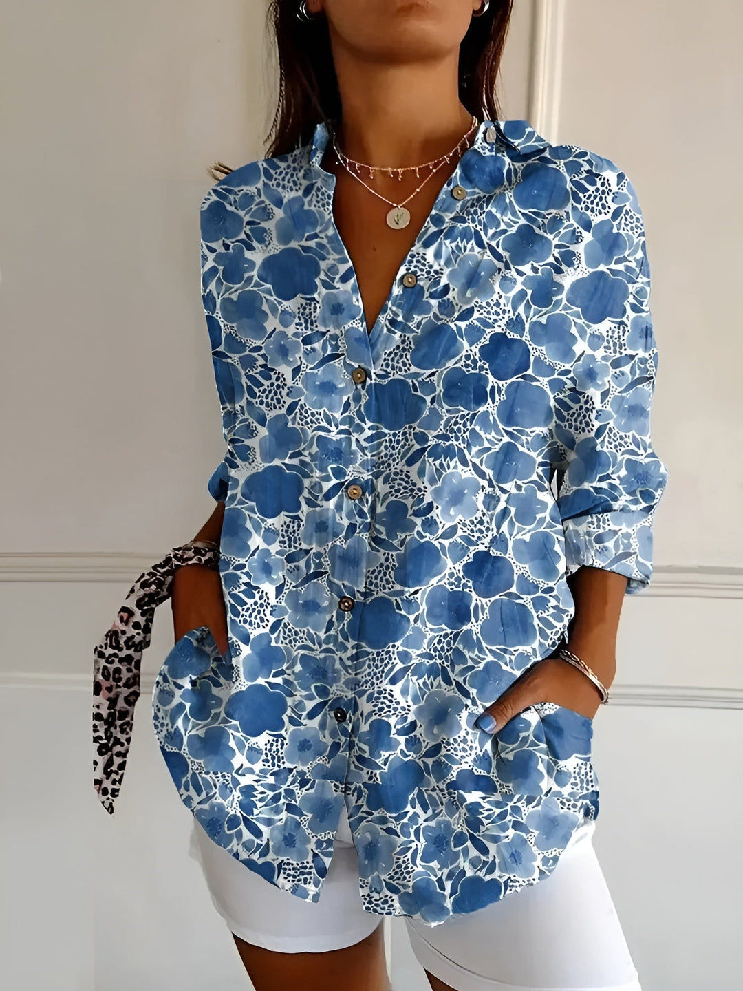 Lily | Women's Blouse with Whimsical Prints 1