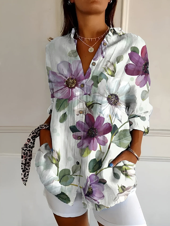 Lily | Women's Blouse with Whimsical Prints 7