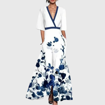Lily | Women's Dress with Flared Skirt and Waist Belt 1