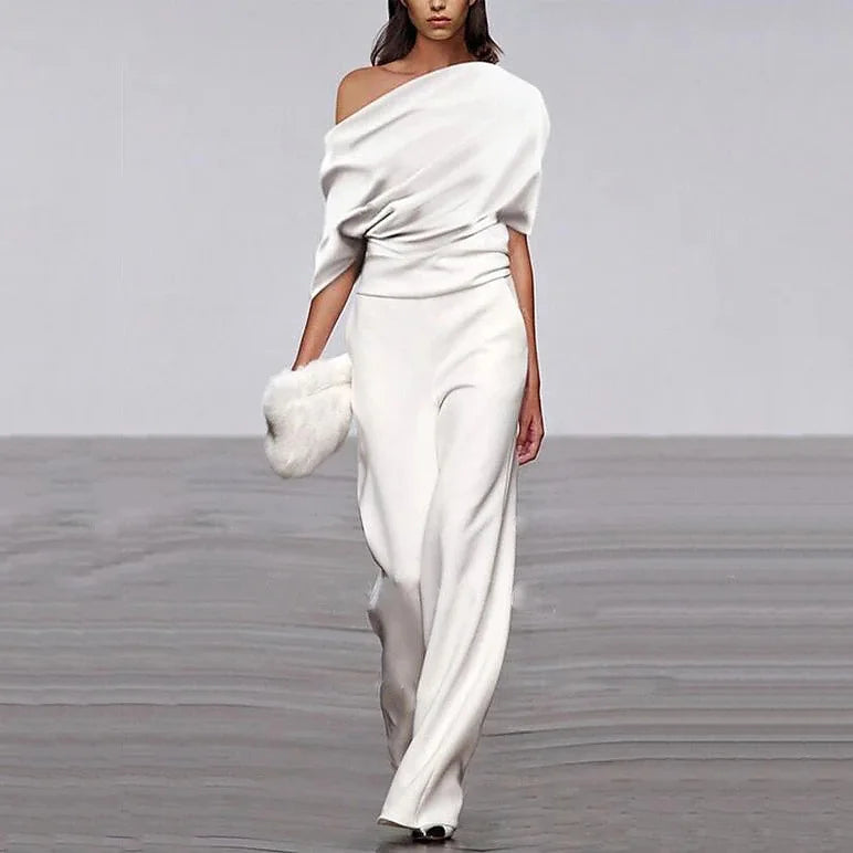 Lily | Women's Elegant Jumpsuit with Single-Breasted Neckline 0