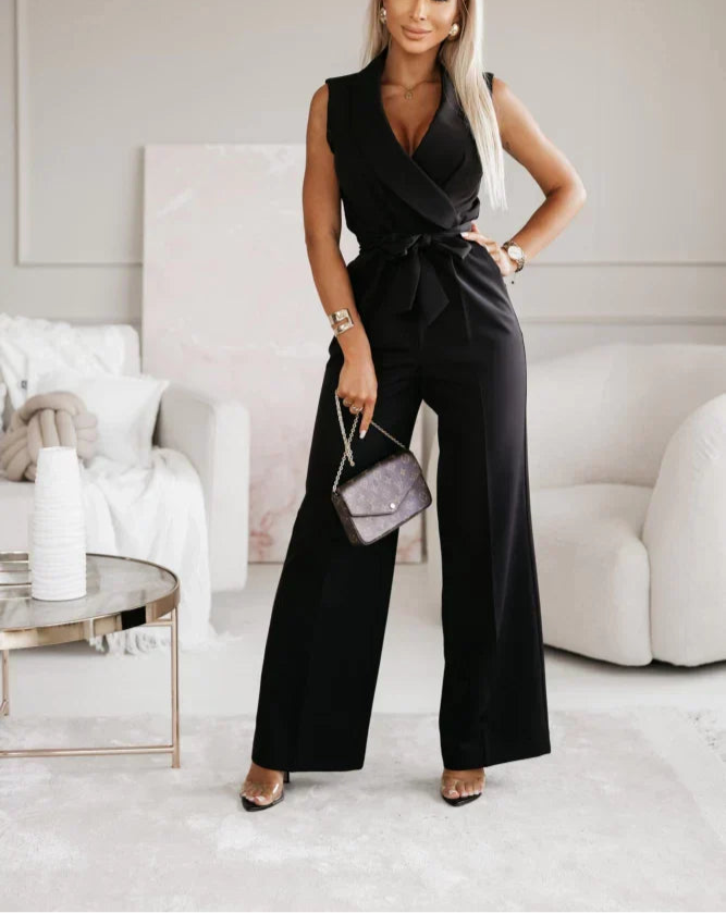 Lily | Women's Elegant Sleeveless Jumpsuit 0