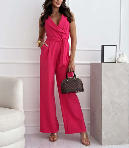 Lily | Women's Elegant Sleeveless Jumpsuit 4
