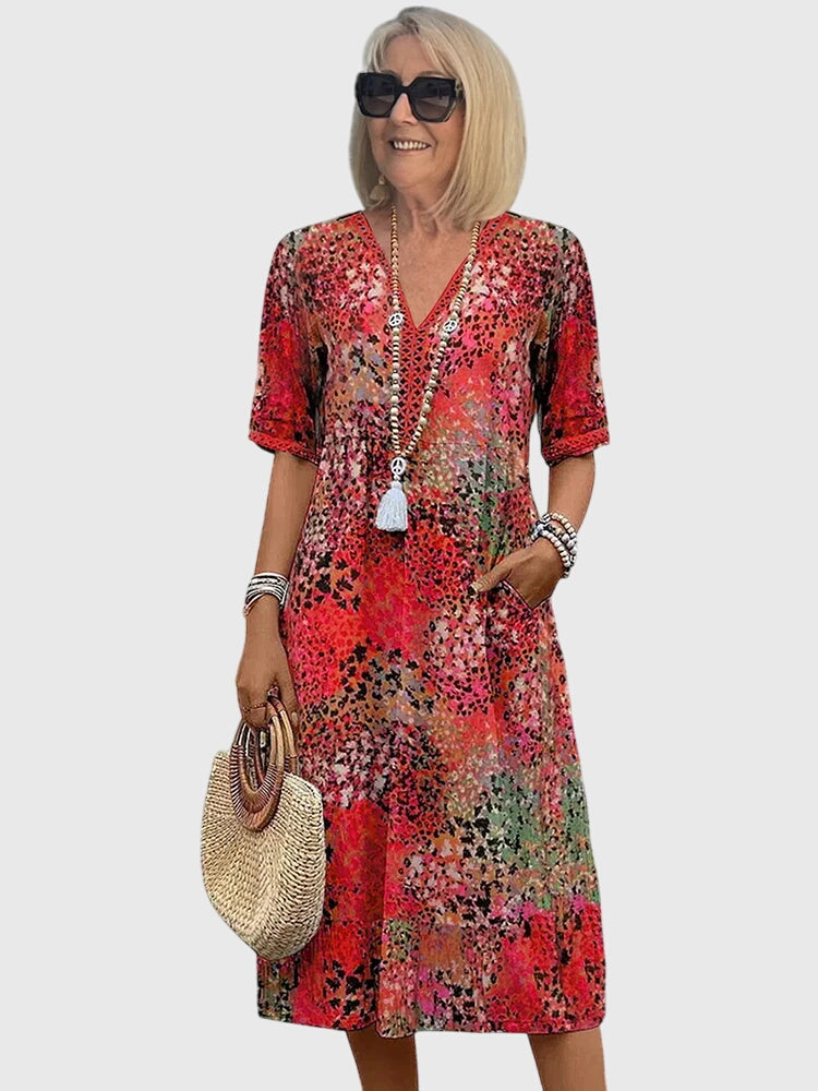Lily | Women's Floral Midi Dress 1