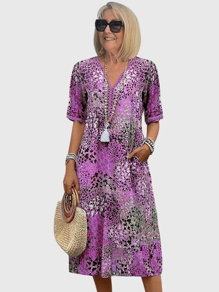 Lily | Women's Floral Midi Dress 4