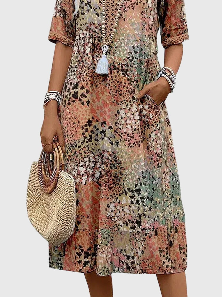 Lily | Women's Floral Midi Dress 6