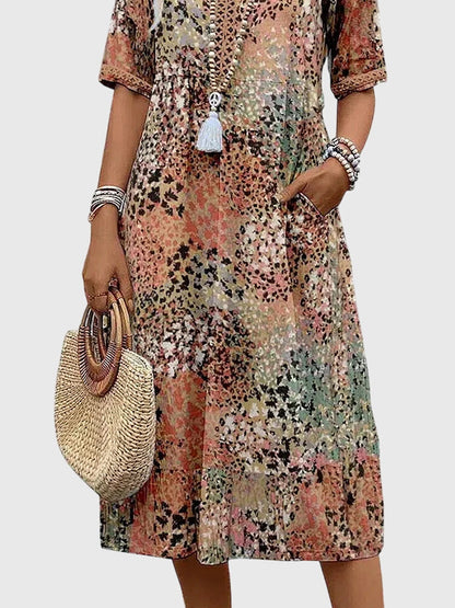 Lily | Women's Floral Midi Dress 6