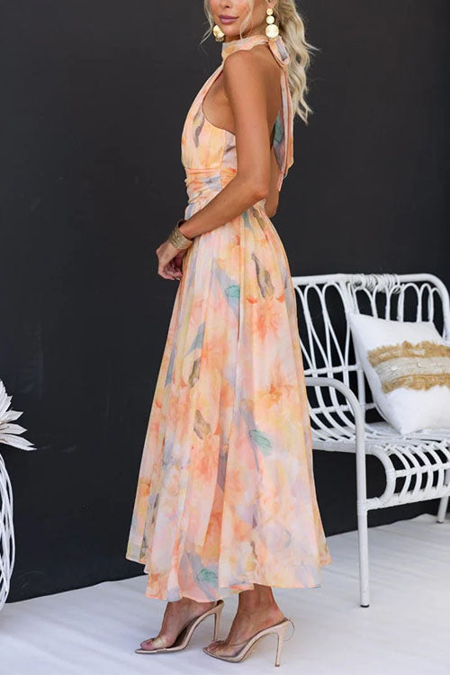 Lily | Women's Formal Floral Maxi Dress 4