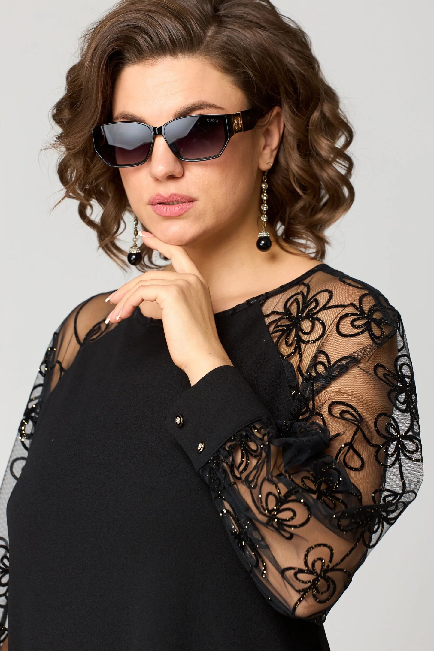 Lily | Women's Lace Dress with Long Sleeves 2