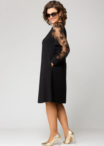Lily | Women's Lace Dress with Long Sleeves 4