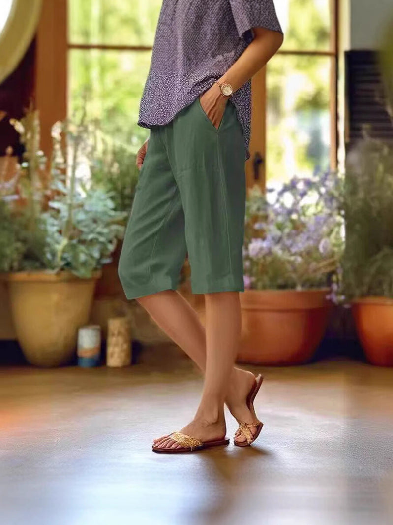 Lily | Women's Light Summer Shorts with Adjustable Waistband 3