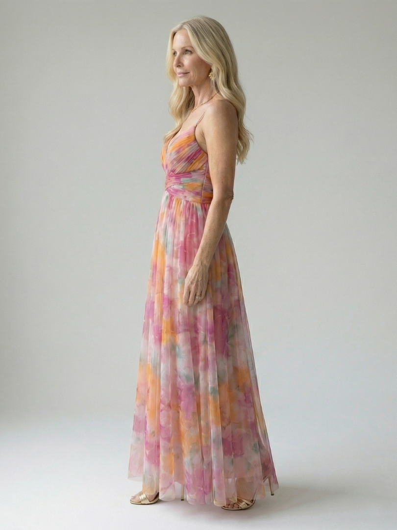 Lily | Women's Maxi Dress with Wrap Bodice 1