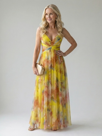 Lily | Women's Maxi Dress with Wrap Bodice 4