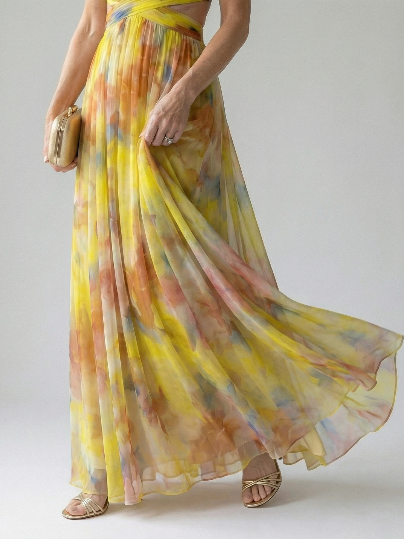 Lily | Women's Maxi Dress with Wrap Bodice 5