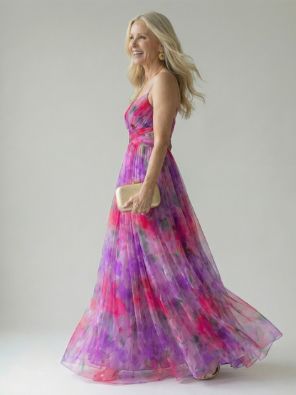 Lily | Women's Maxi Dress with Wrap Bodice 8