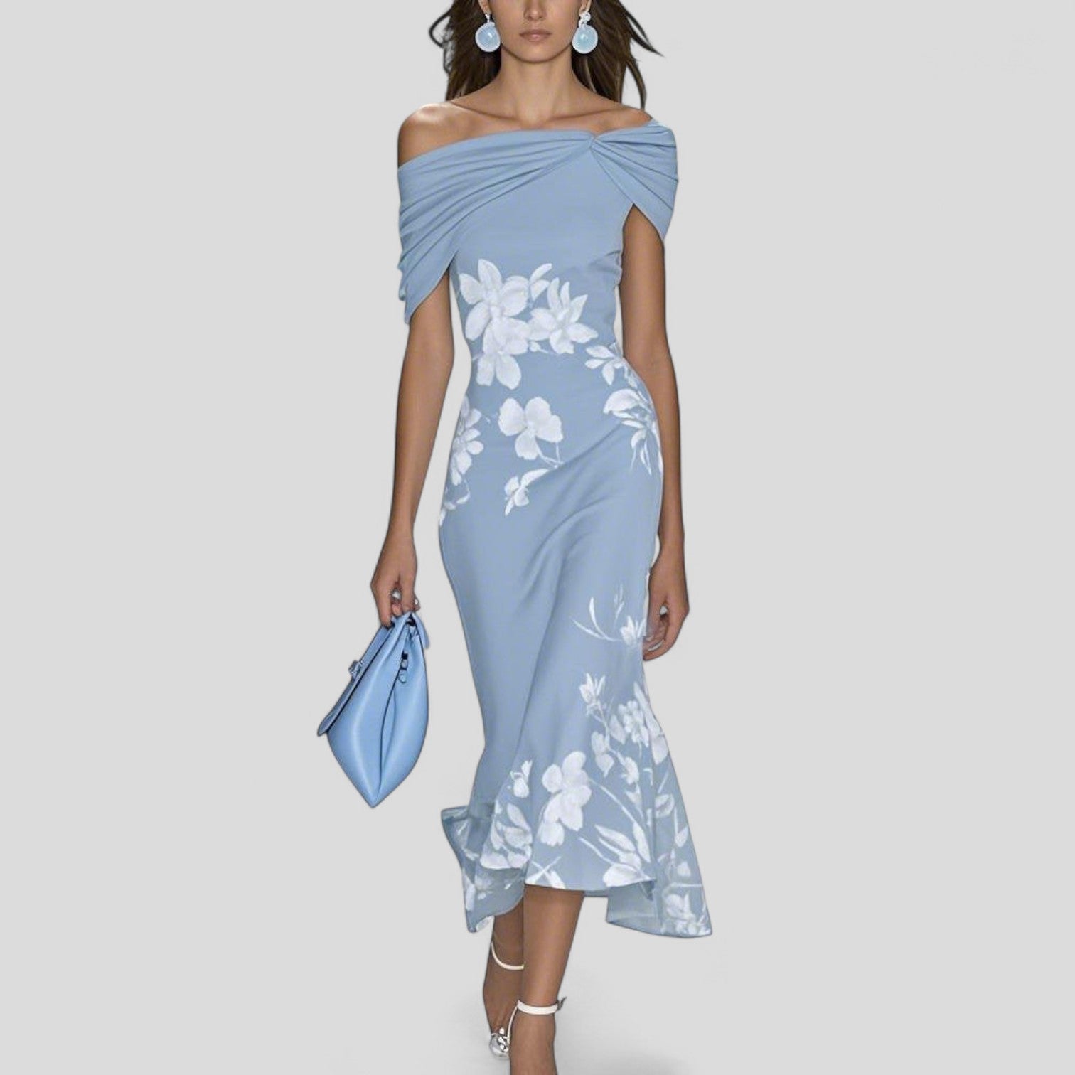 Lily | Women's Midi Dress Unique Print 1