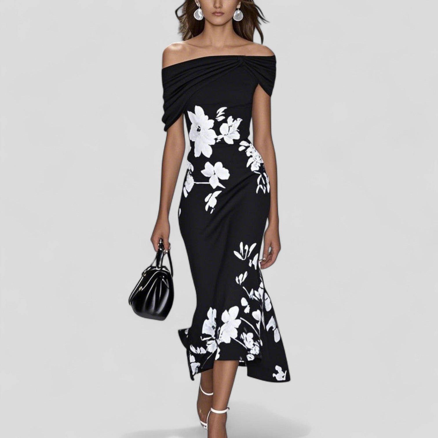 Lily | Women's Midi Dress Unique Print 2