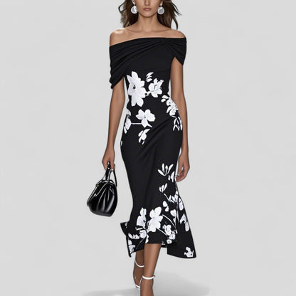 Lily | Women's Midi Dress Unique Print 2